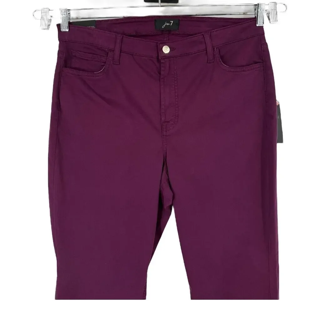Jen7 Jeans straight leg denim purple size 16 - Picture 4 of 10